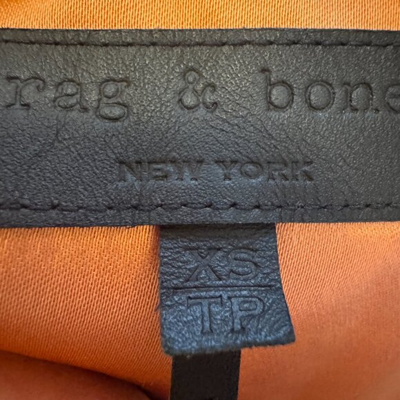 Cute Rag & Bone Salmon Satin Bomber / Baseball Jacket XS - Picture 5 of 10